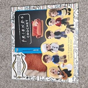 Friends Crochet Kit Big Orange Couch and Thanksgiving Turkey